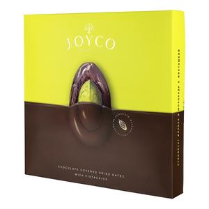 Конфеты JOYCO финик в шоколаде с фисташкой 190г